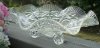 Pressed Glass Footed Compote, Candy Dish, Footed Bowl, Console SERVING BOWL.jpg