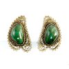Gilt_Sterling_Filigree_Green_Stone_Clip_earrings_1.JPG
