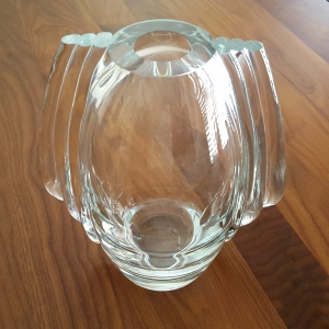 Art Deco Crystal Vase