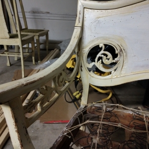 Victorian style seat