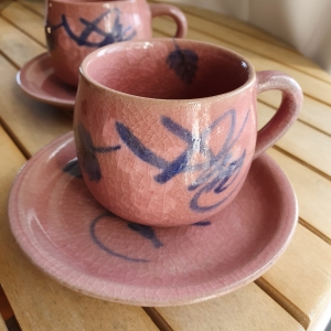 Japanese glazed Tea Cups