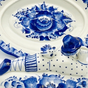 Russian butter dish
