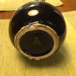 Cobalt vase