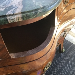 Wood looks dark in color, sign of aged wood?