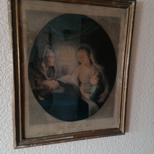 La Prière du Soir by Godfridius Schal(c)Ken, engraved by Ignatius Joseph Van den Bergh