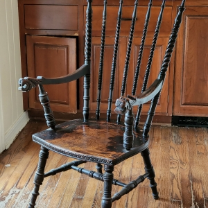 Carved Windsor chair