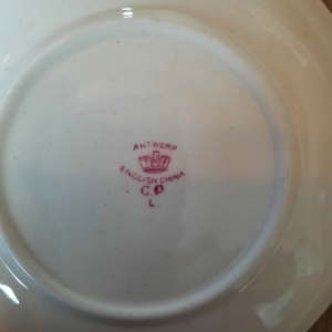English China tea set