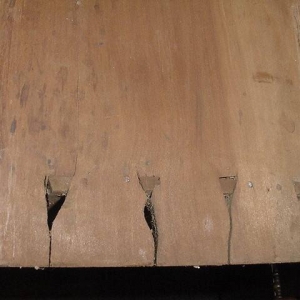 drawer back edge