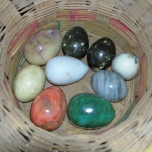 stone eggs