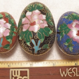 enameled eggs