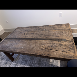 Help me date this table