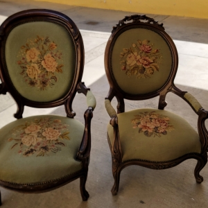 Roses Antique Chairs