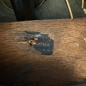 Tag beneath the chairs
