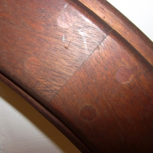 Mahogany Ship's Wheel