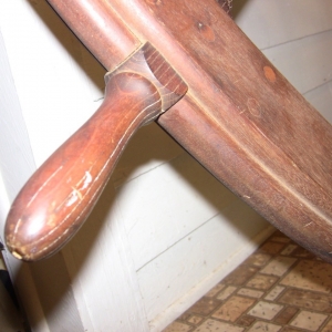 Mahogany Ship's Wheel