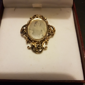 Mouring Brooch