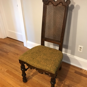 cane back chair  Drexel 1970