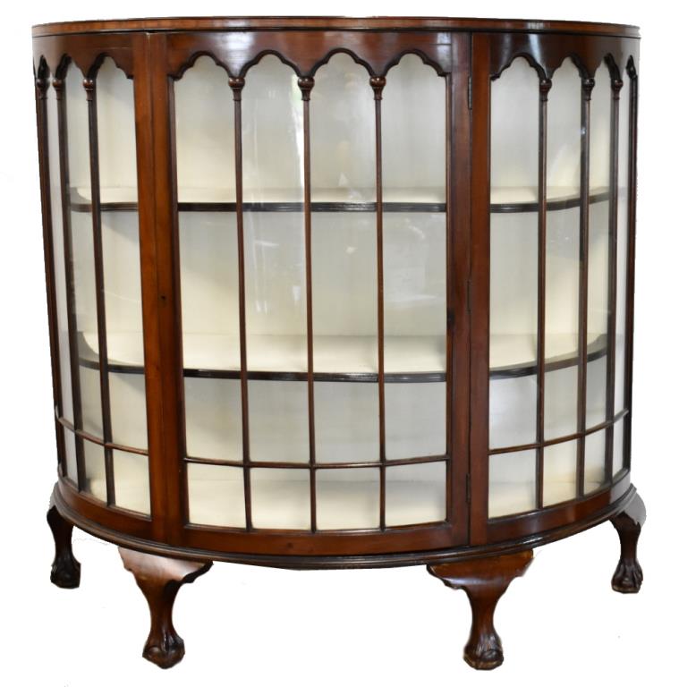 Antique Mahogany China Cabinet