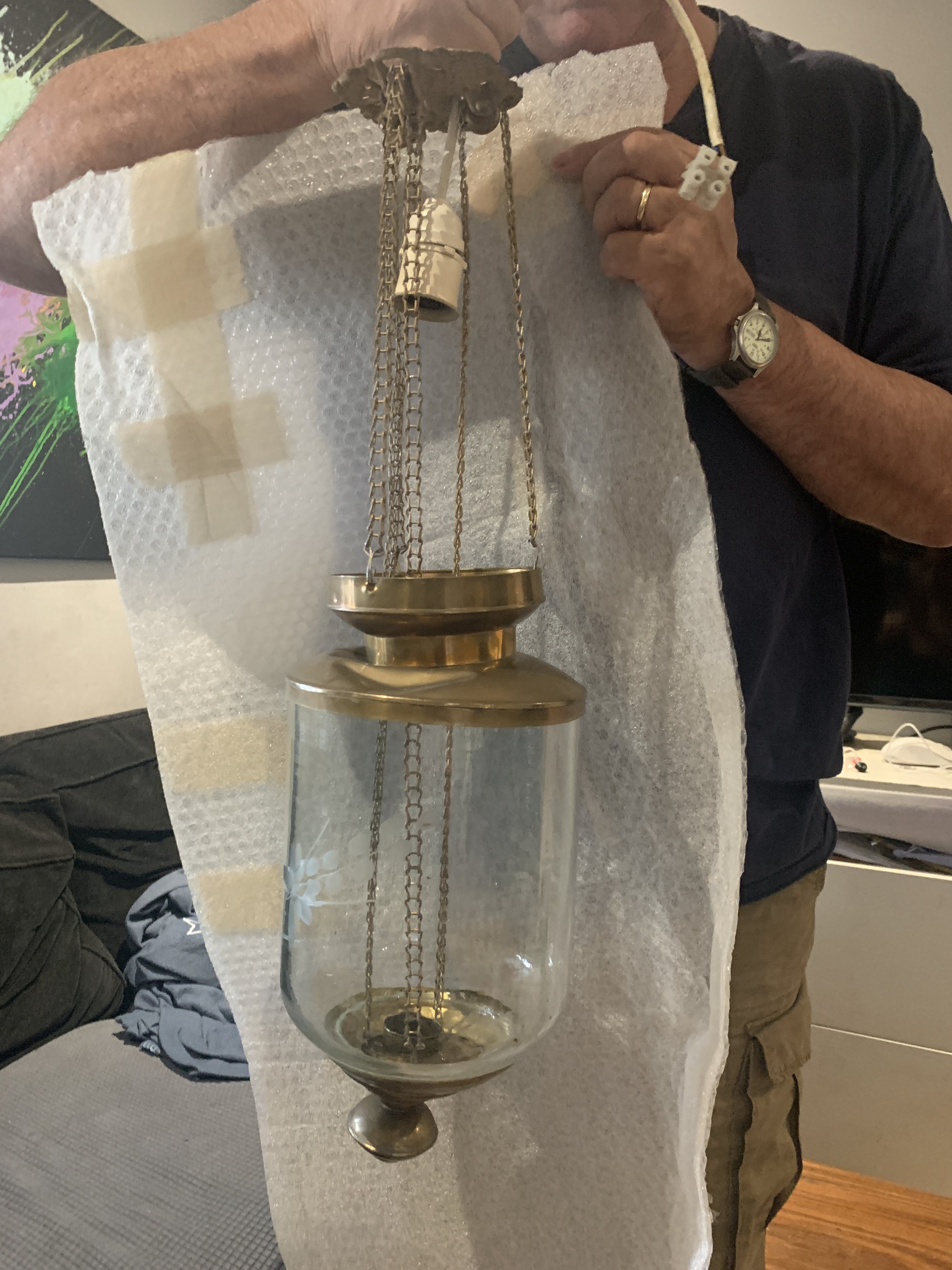 Antique Utility Hallway Lantern
