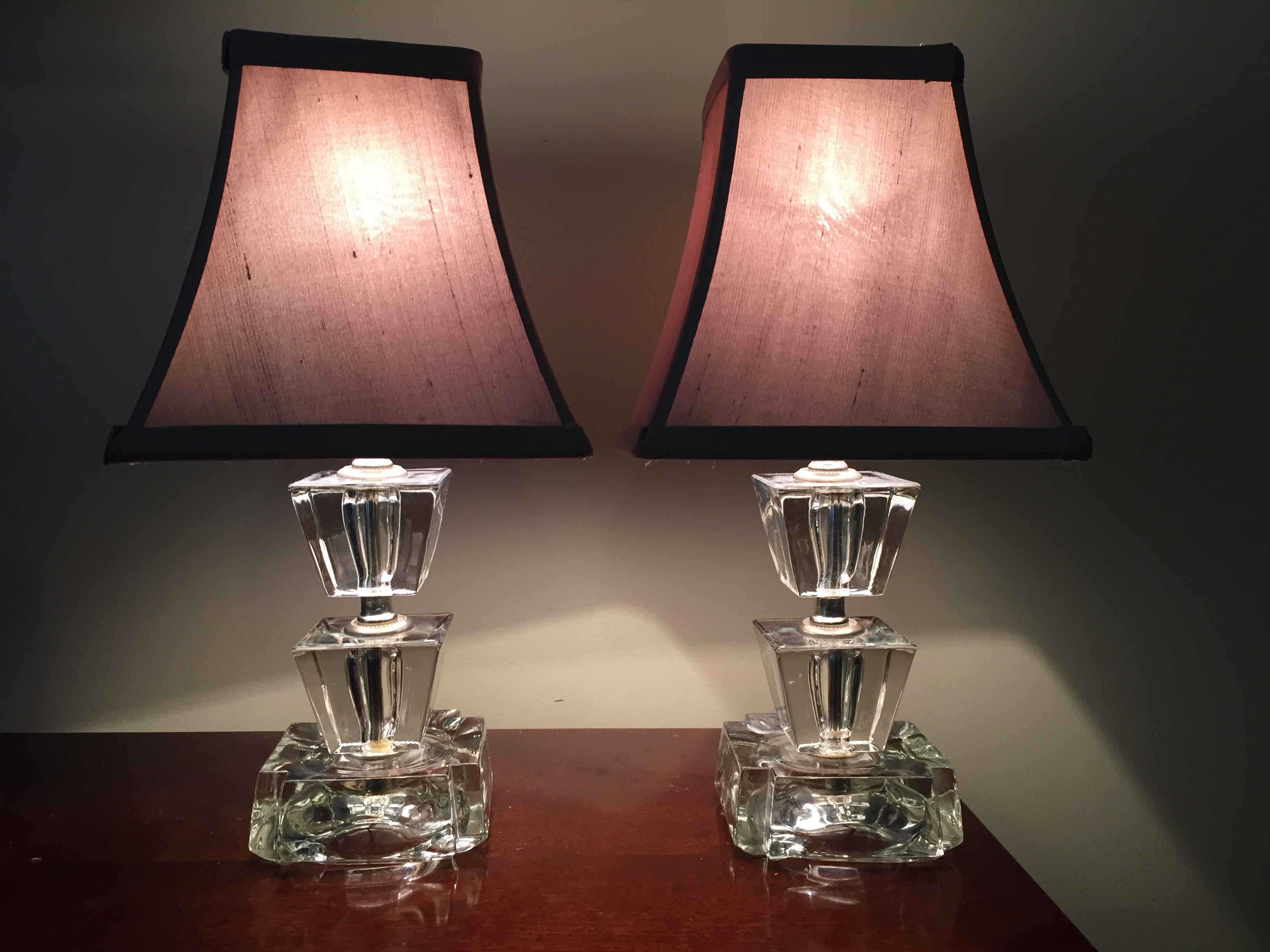 Art Deco lights... base made of ash trays?