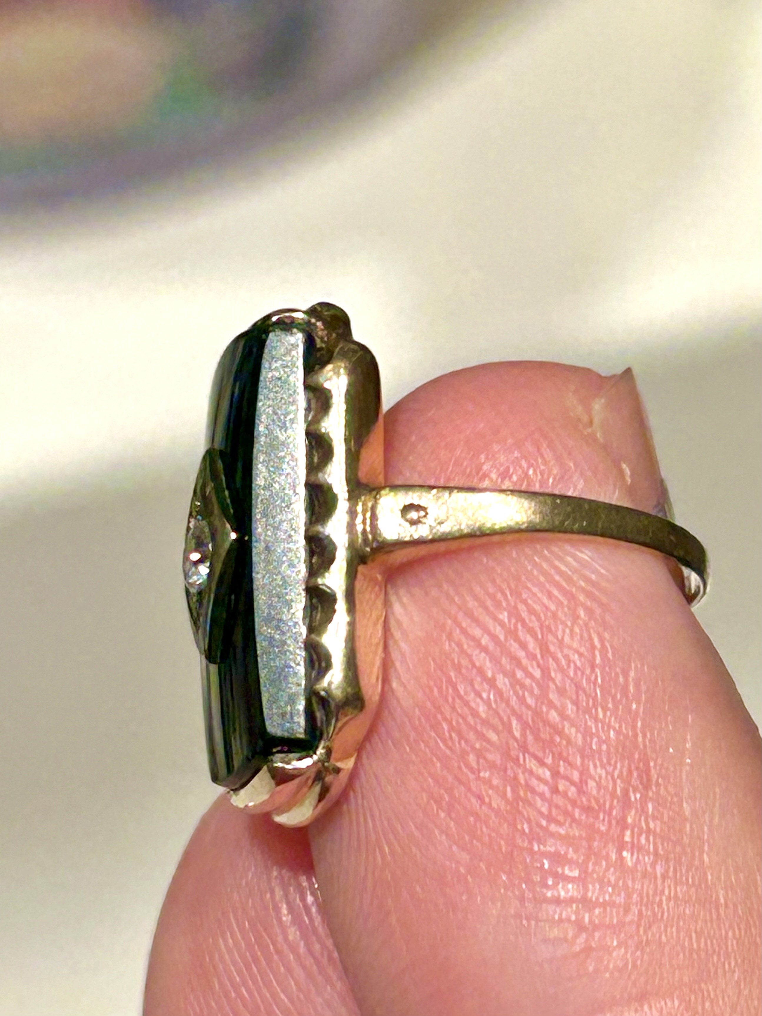 Art Deco Ring-side