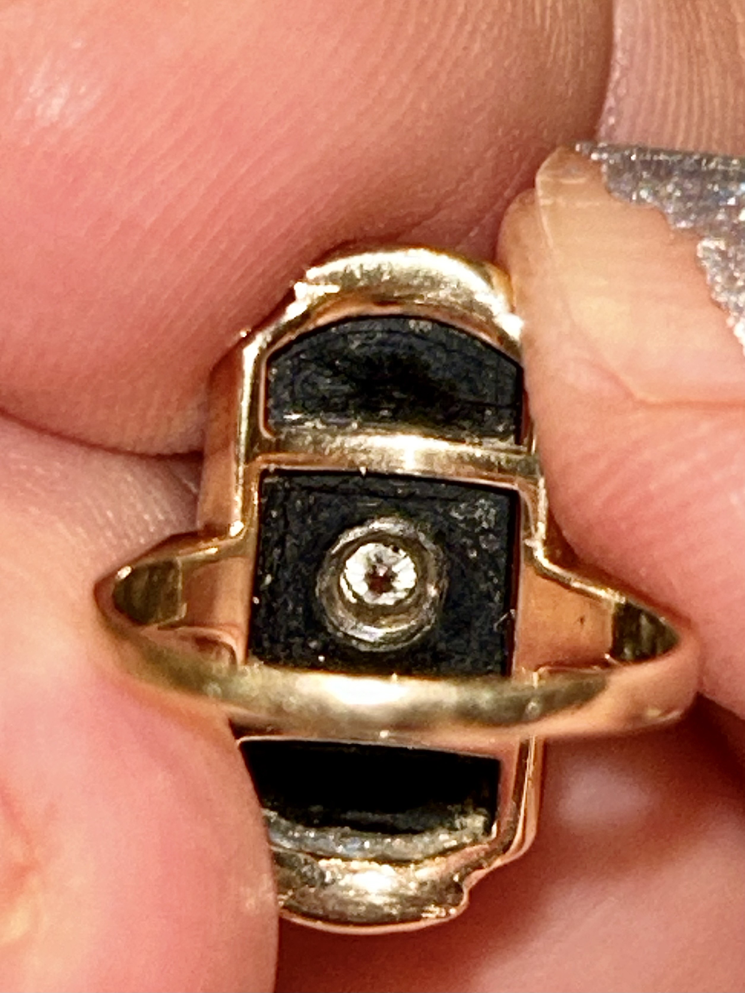 Art Deco Ring-under