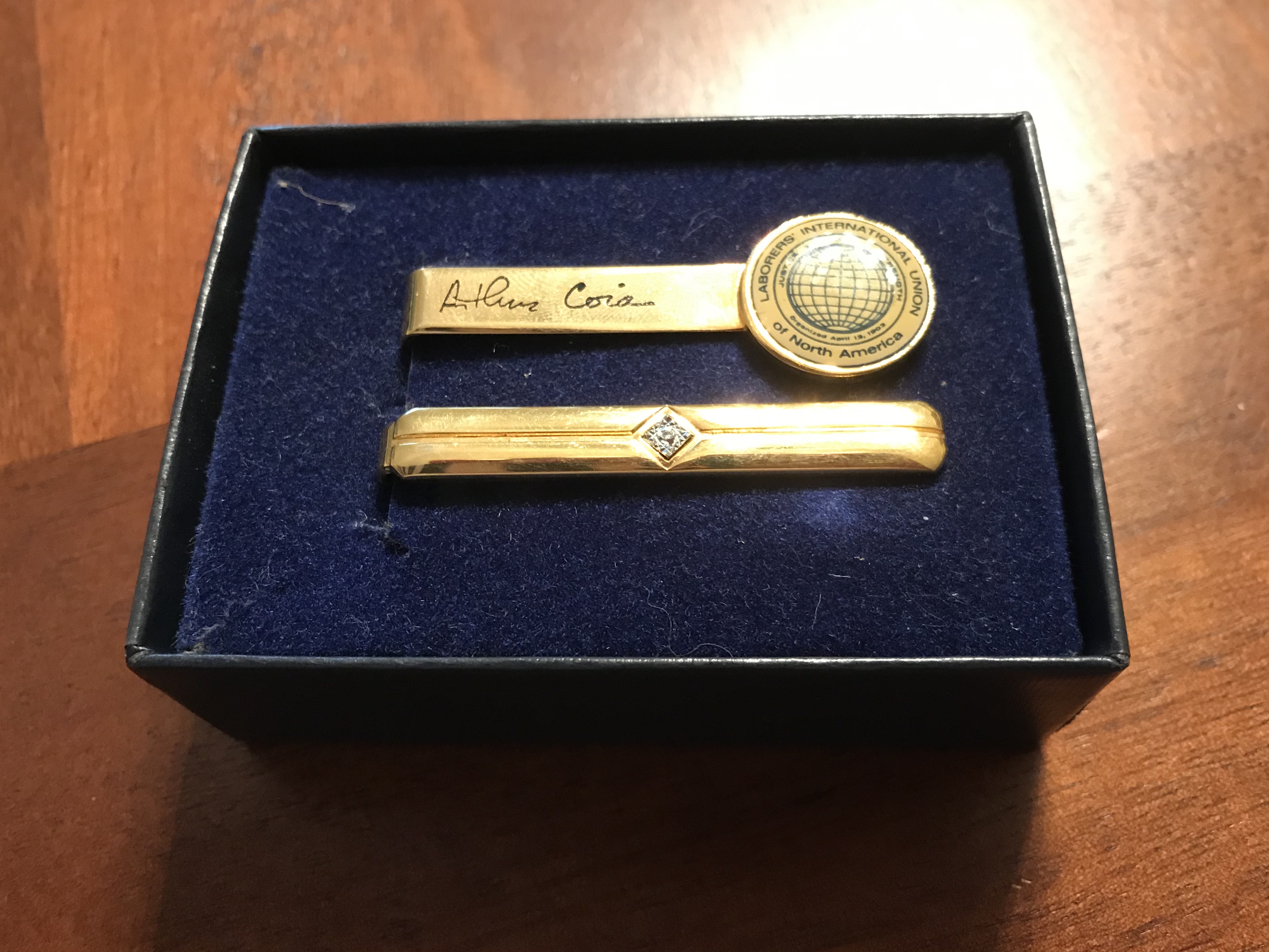 Arthur Coia Tie Clip