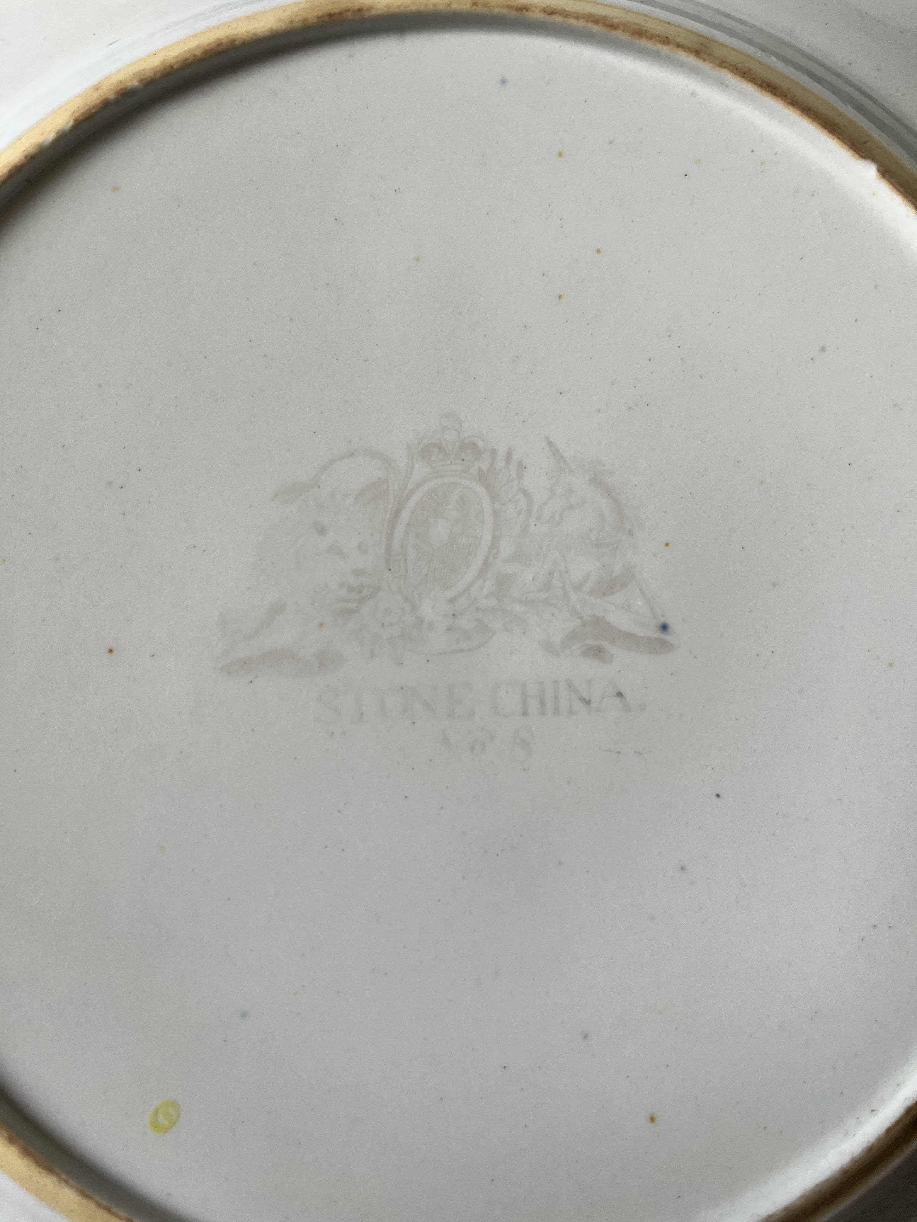 back of plate
