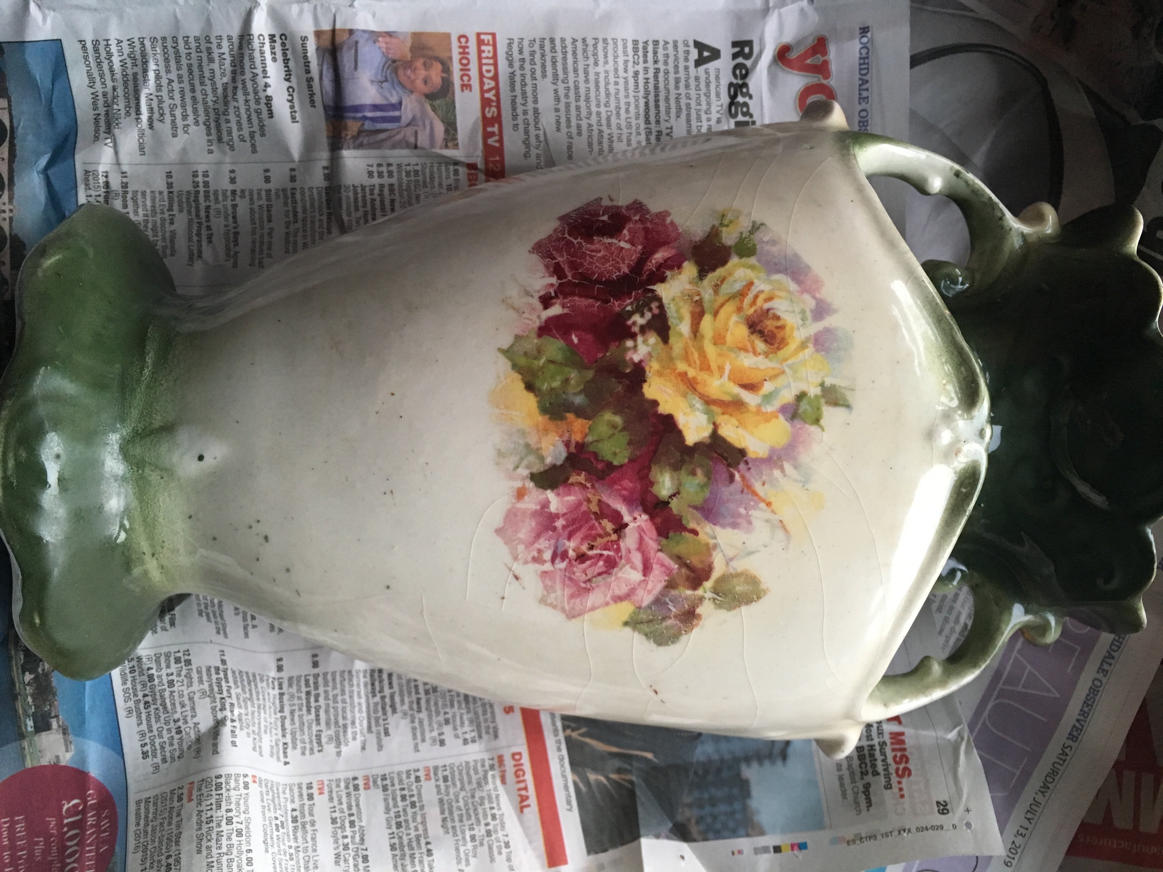 back of unknown vase