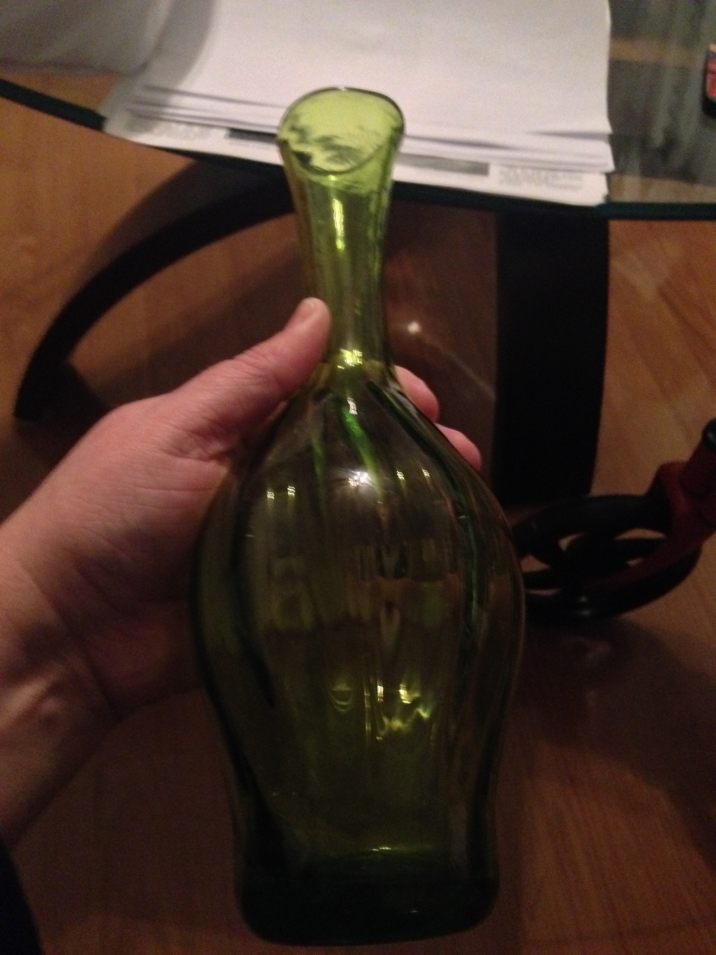 blown glass vase