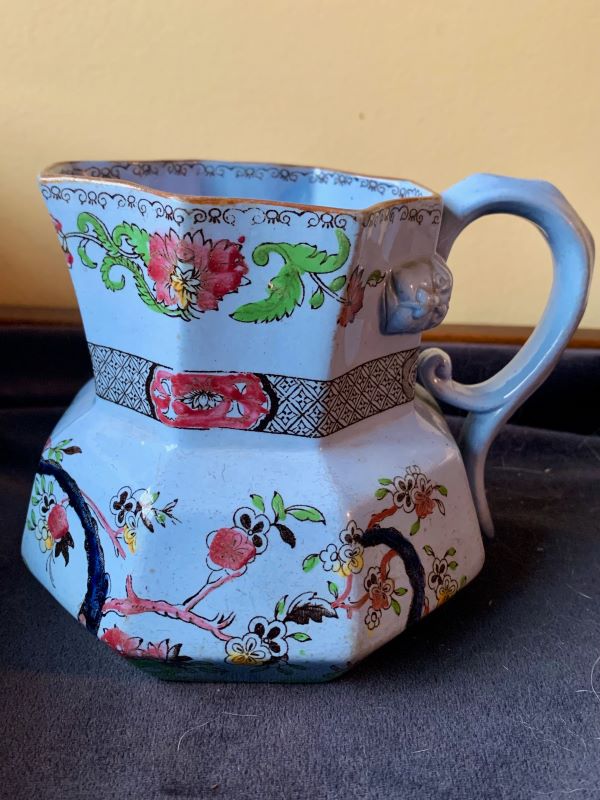 Blue Jug Face Left