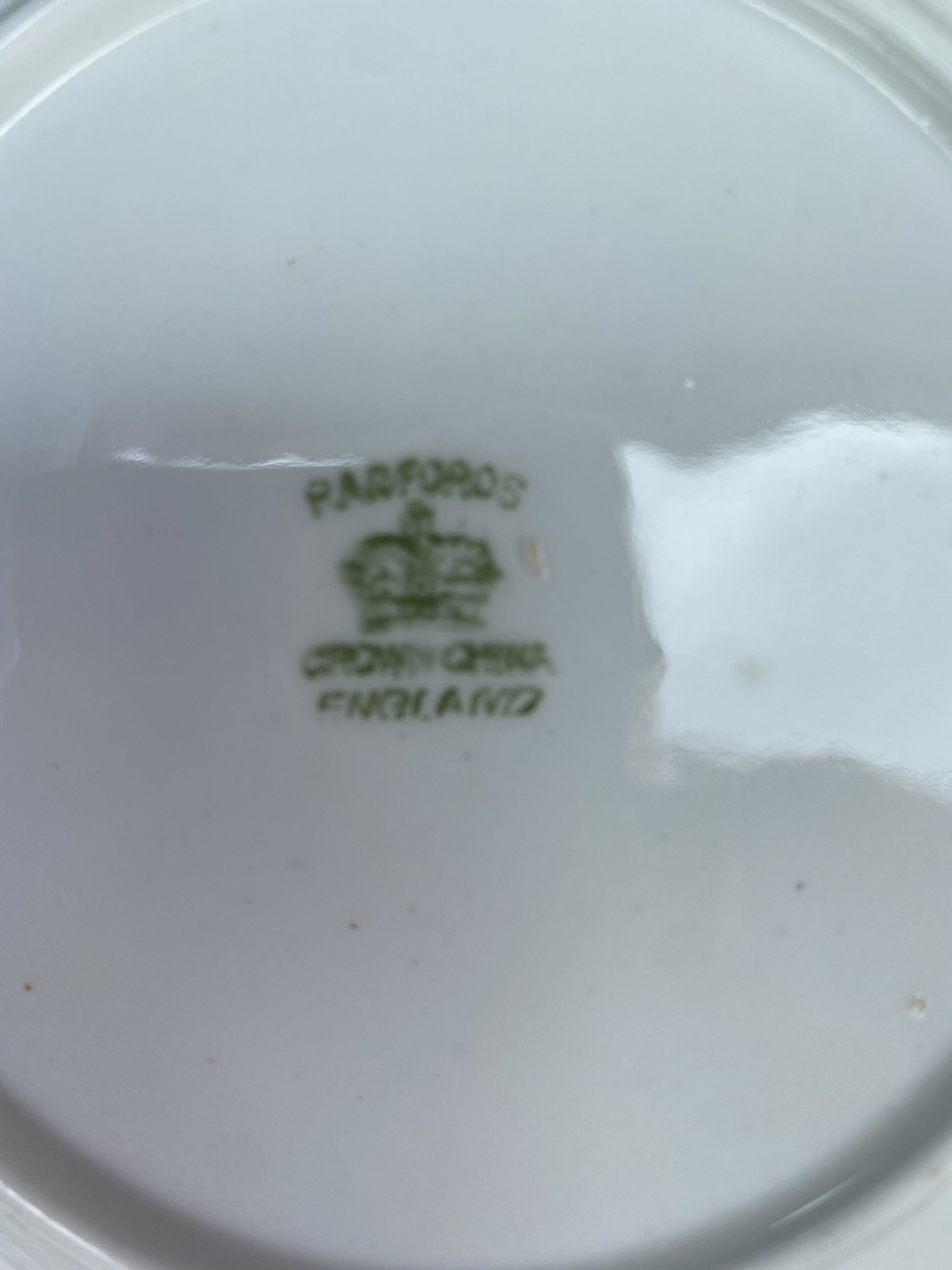 Blue plate watermark