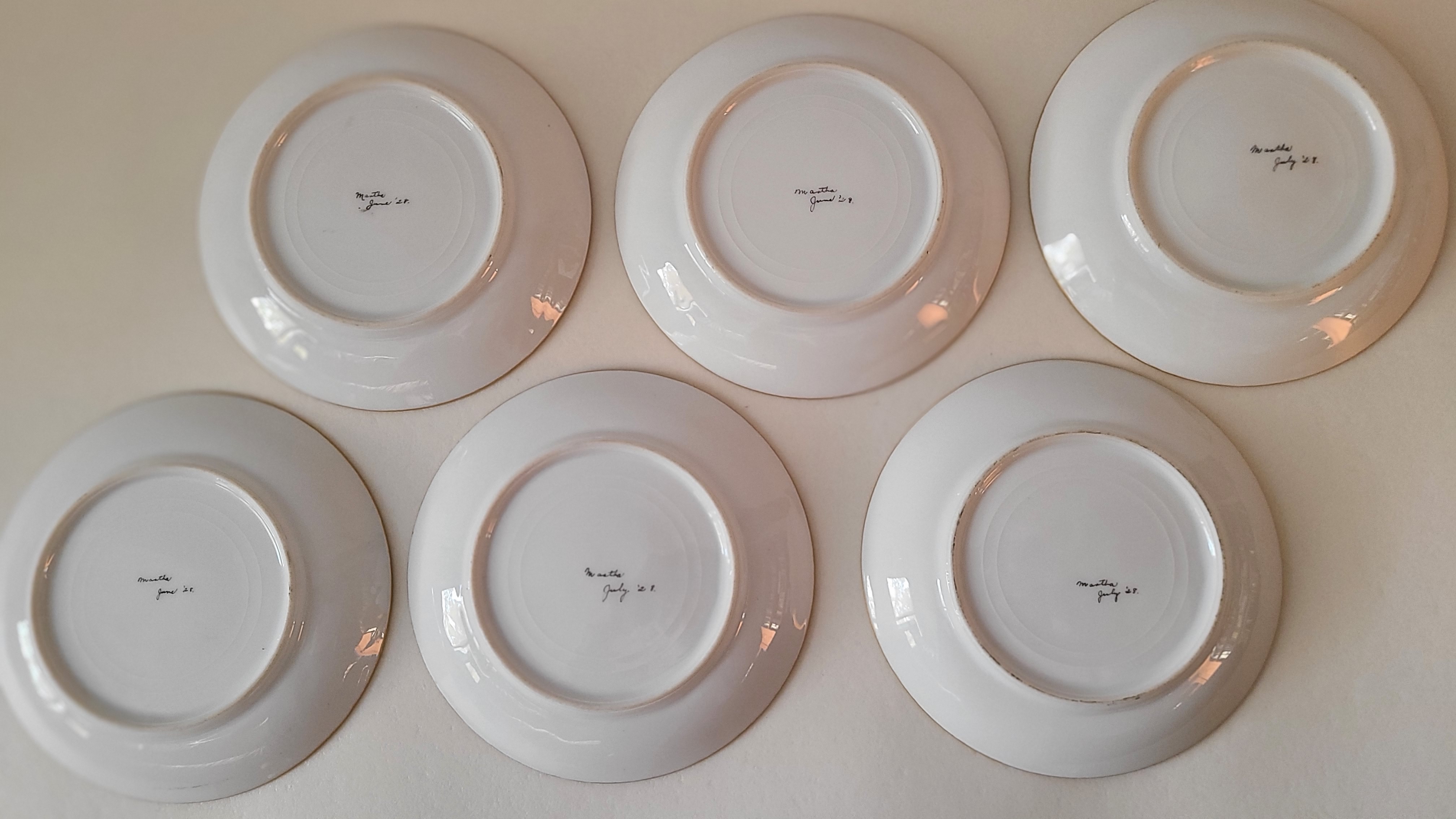 Bottoms of saucers Royal Epiag 1920s