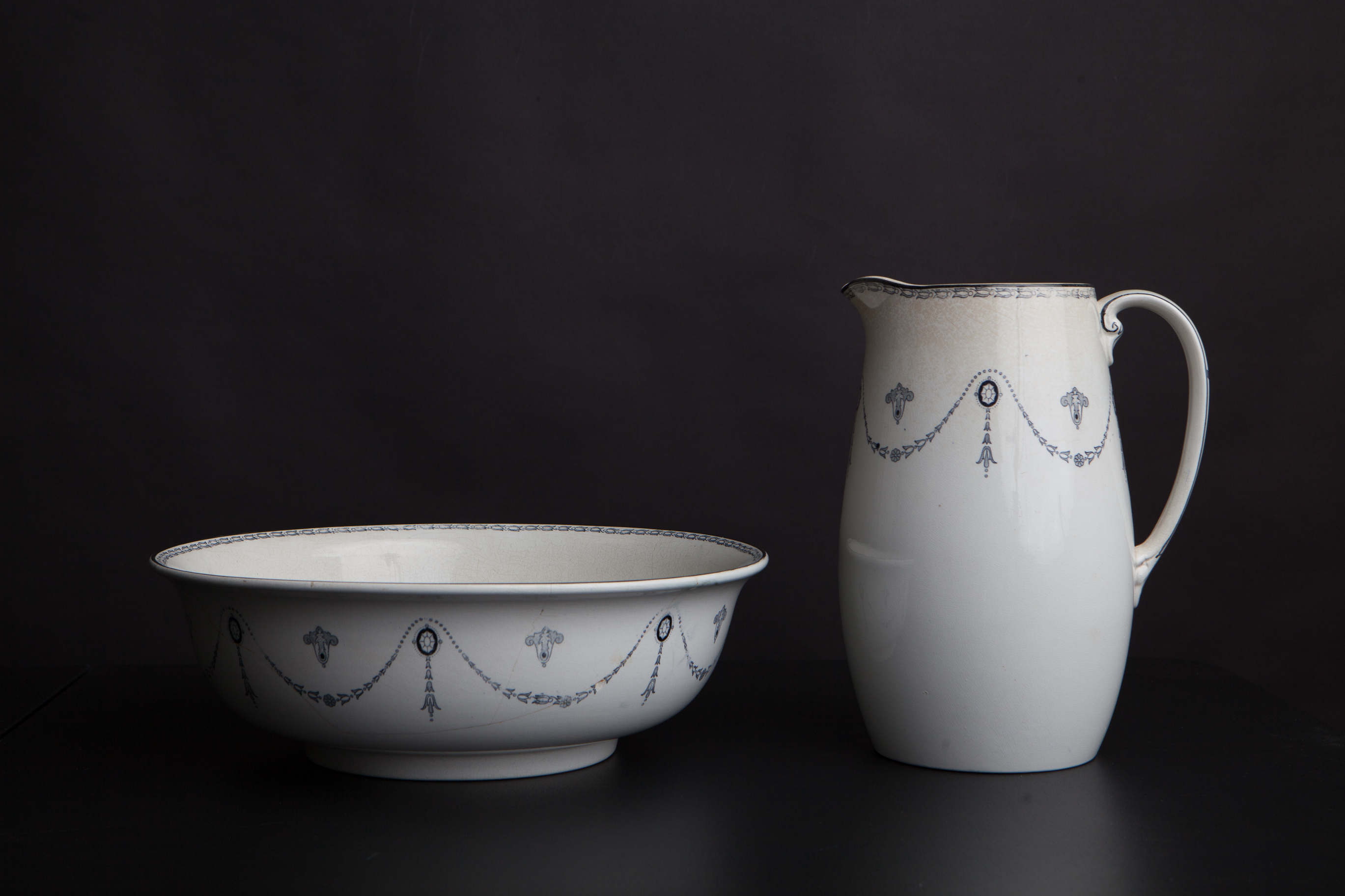 Bowl and Pitcher