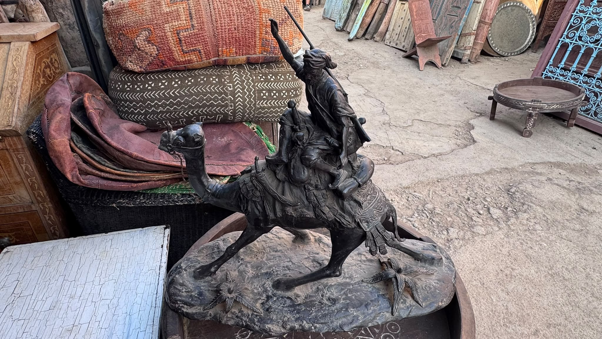 Bronze Warrior on Camel 6