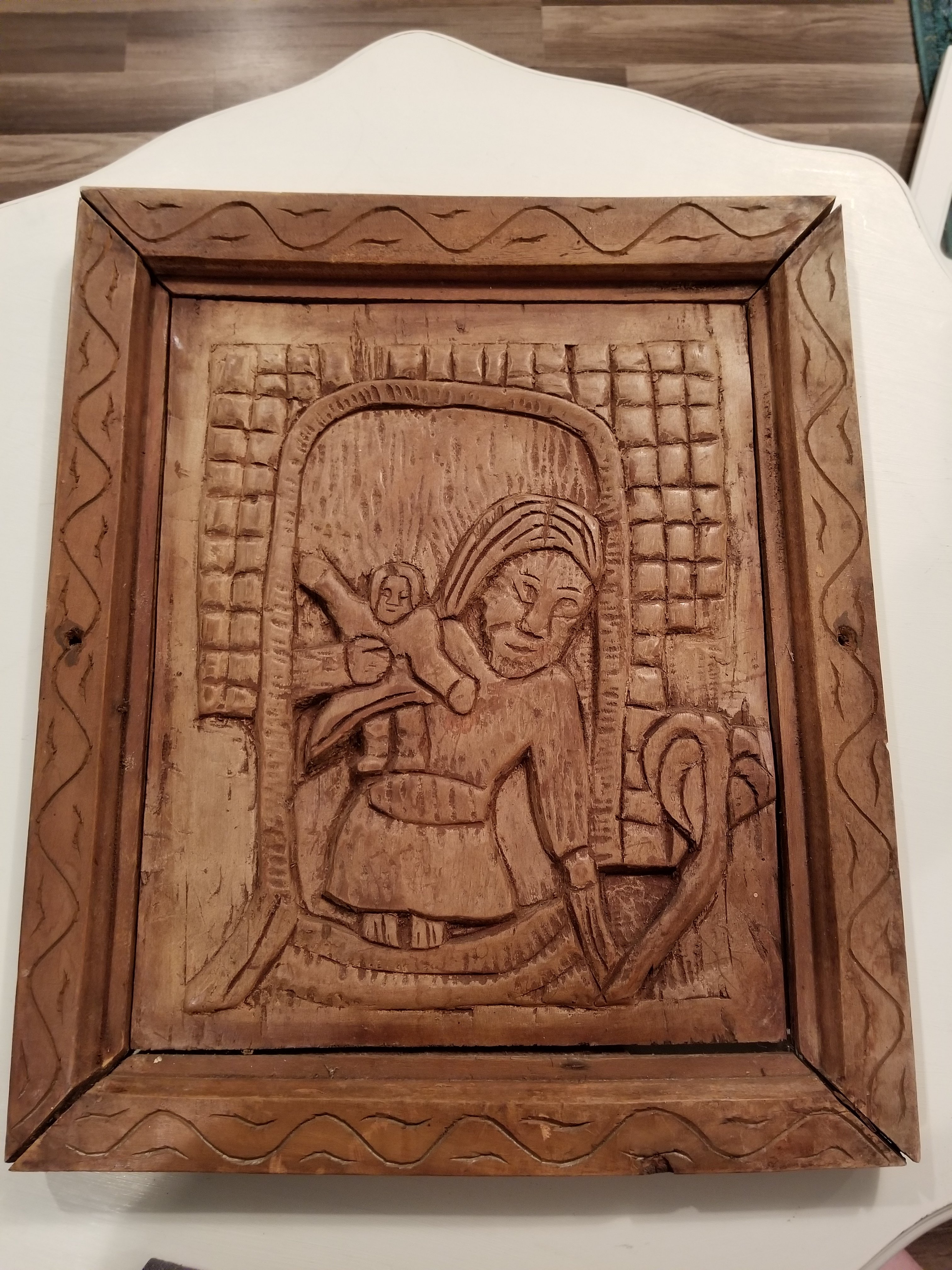 Carved picture