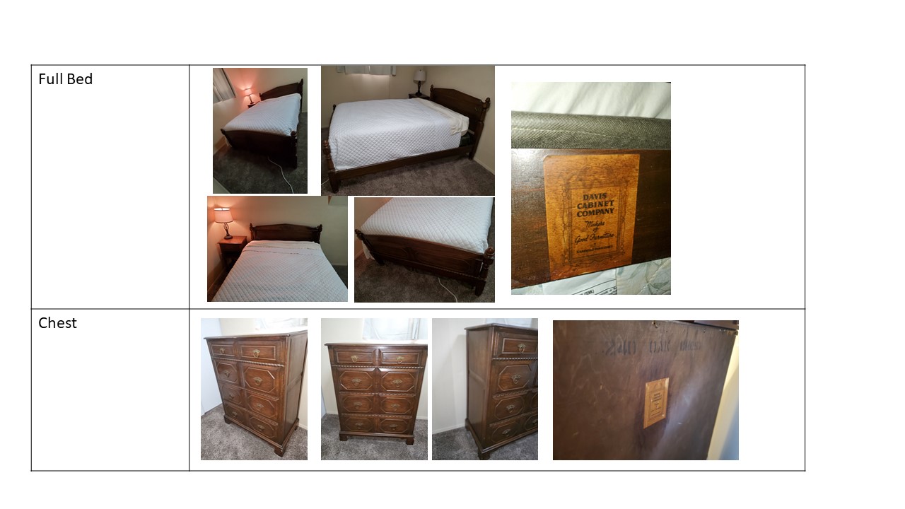 Chest and Bed Antiques Board