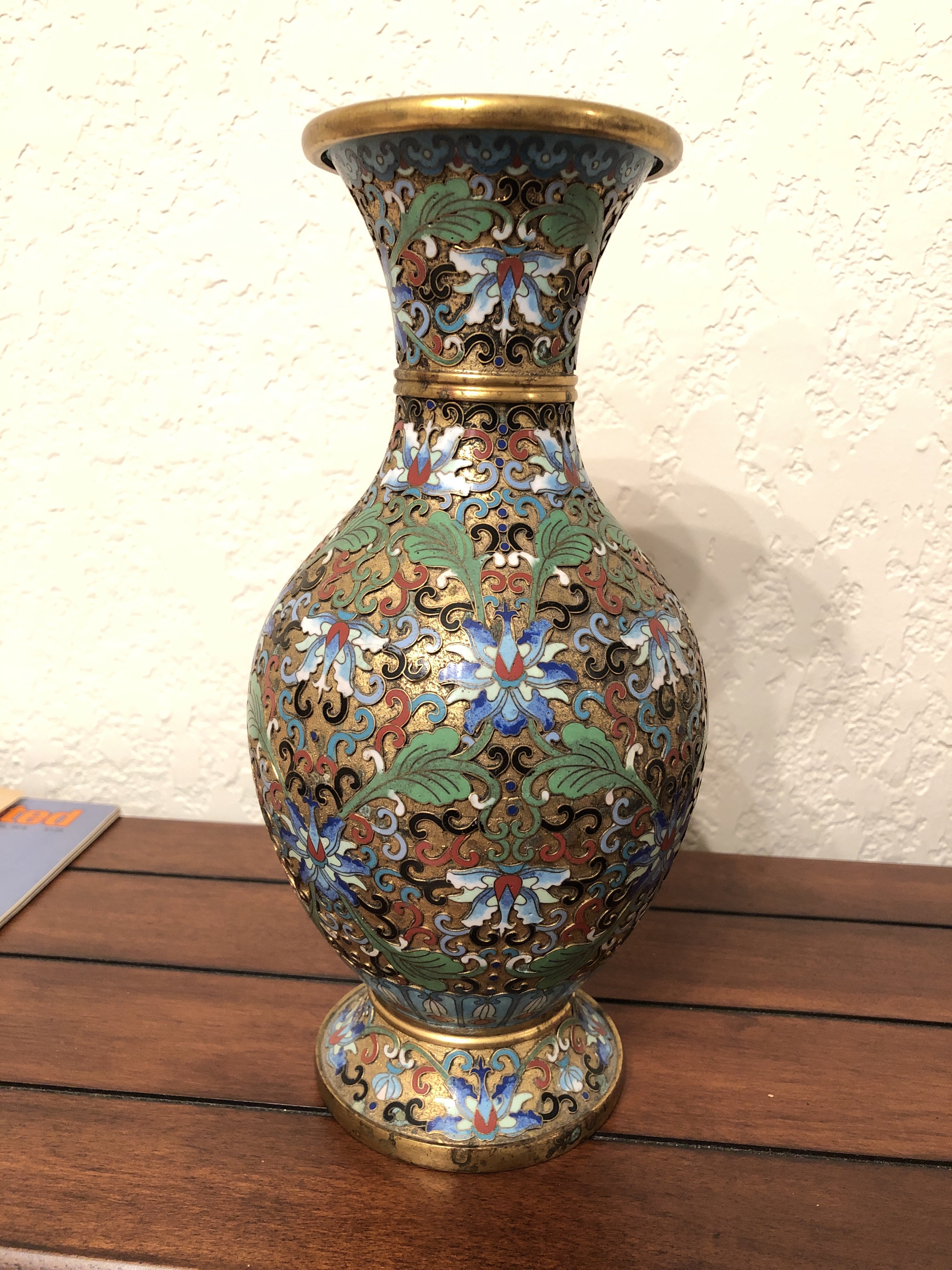 Chinese Cloisonné vase | Antiques Board