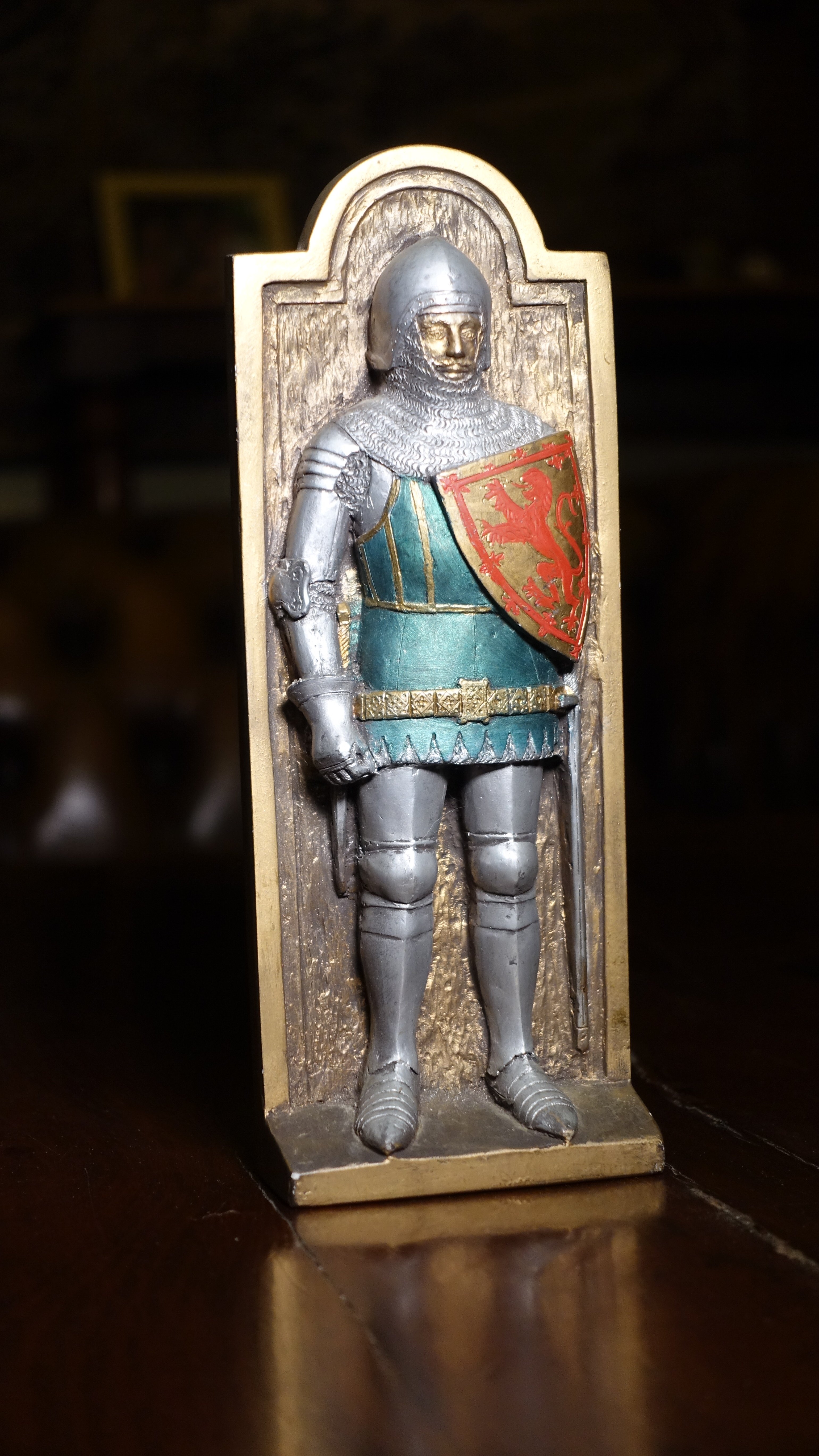 Christian soldier wooden back