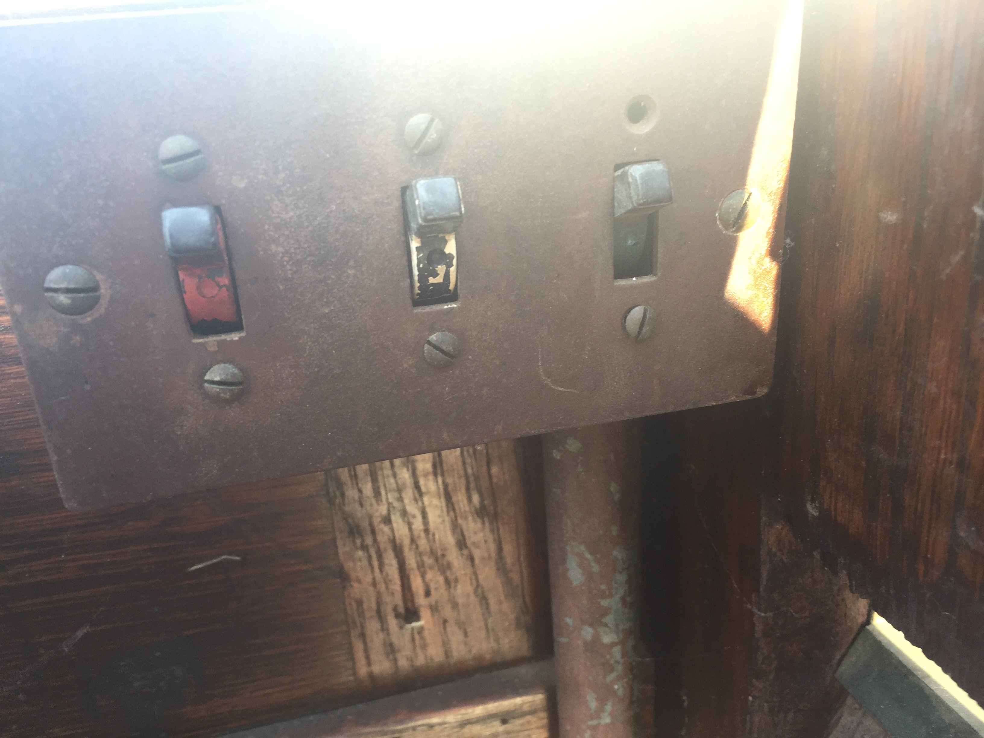 Close Up of Switches