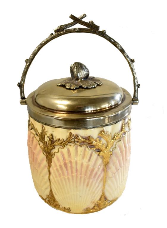 Coalport Biscuit Jar