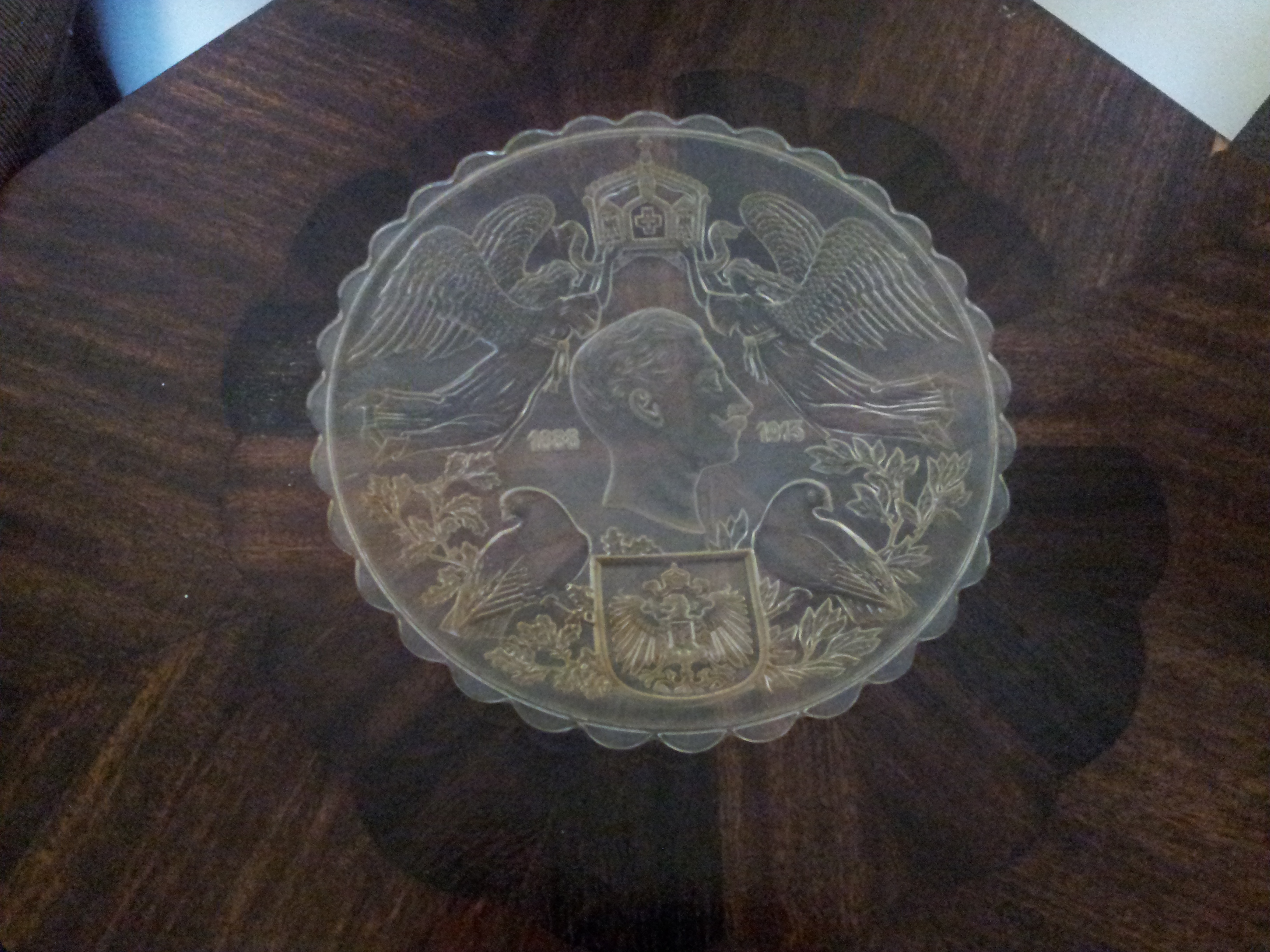 Commemorative Glass Plate