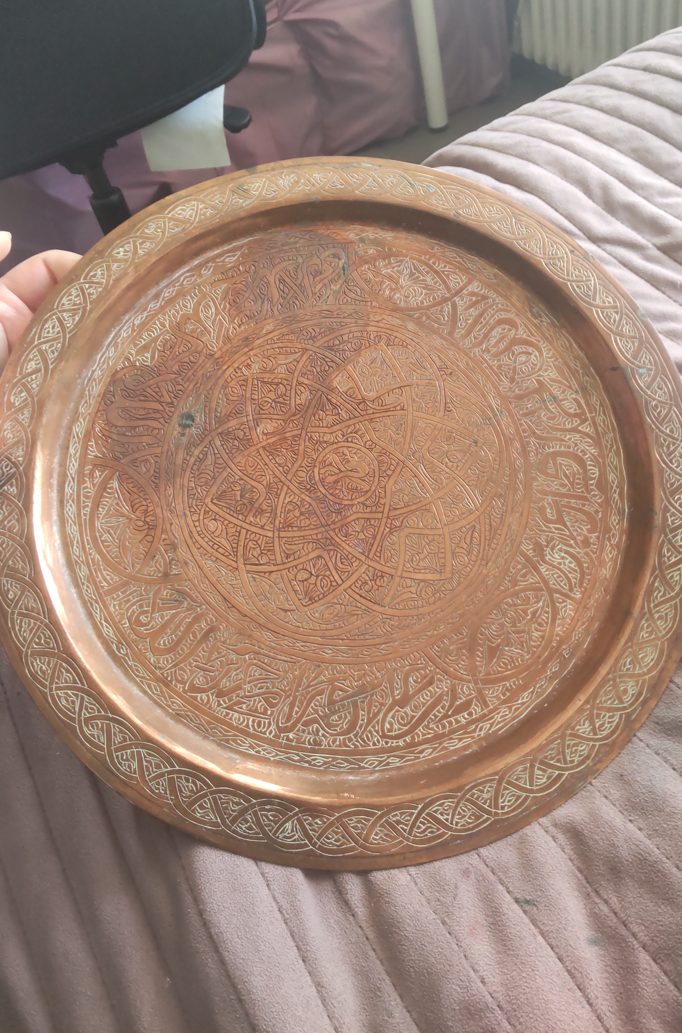 Copper tray