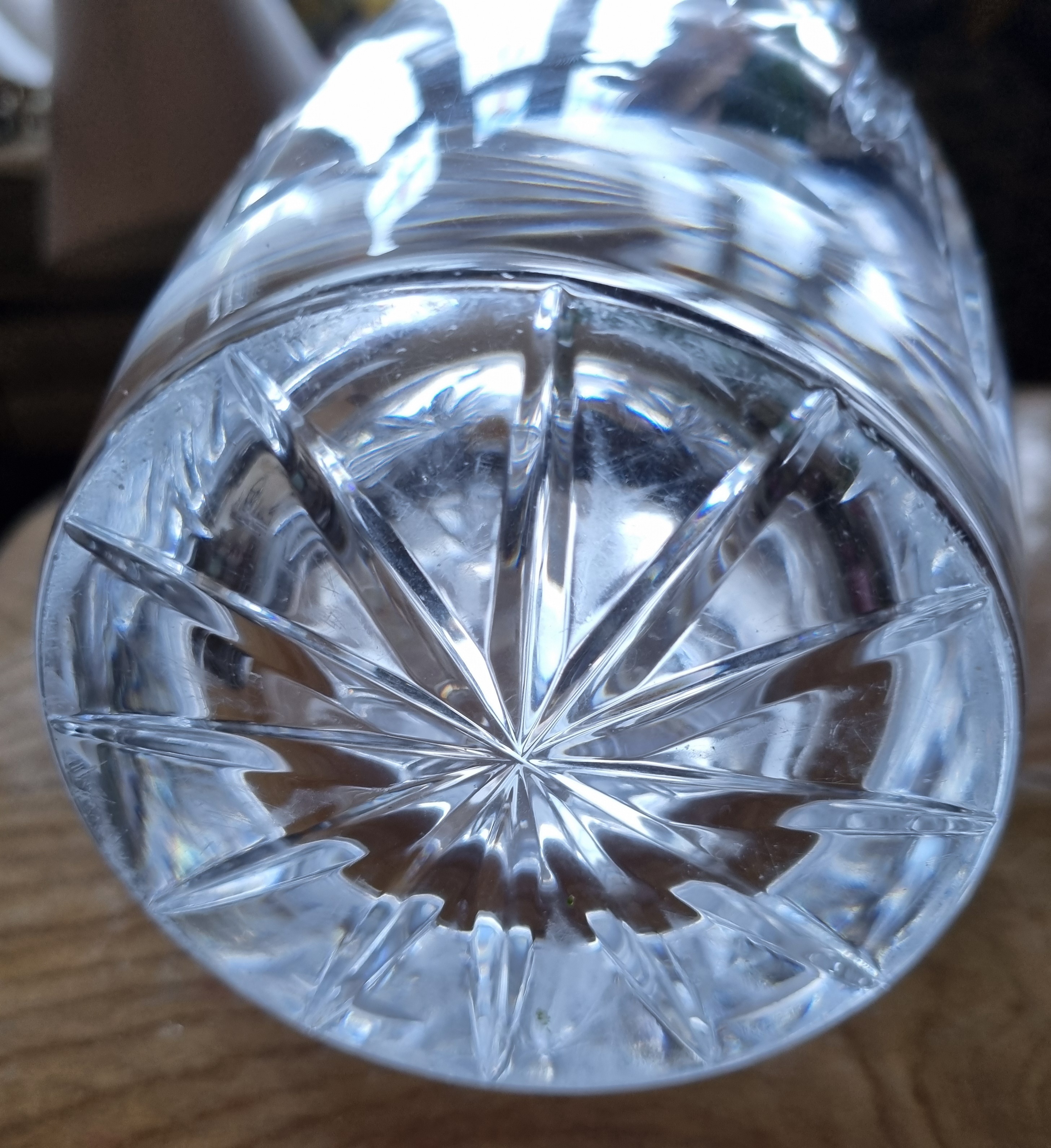Crystal vase