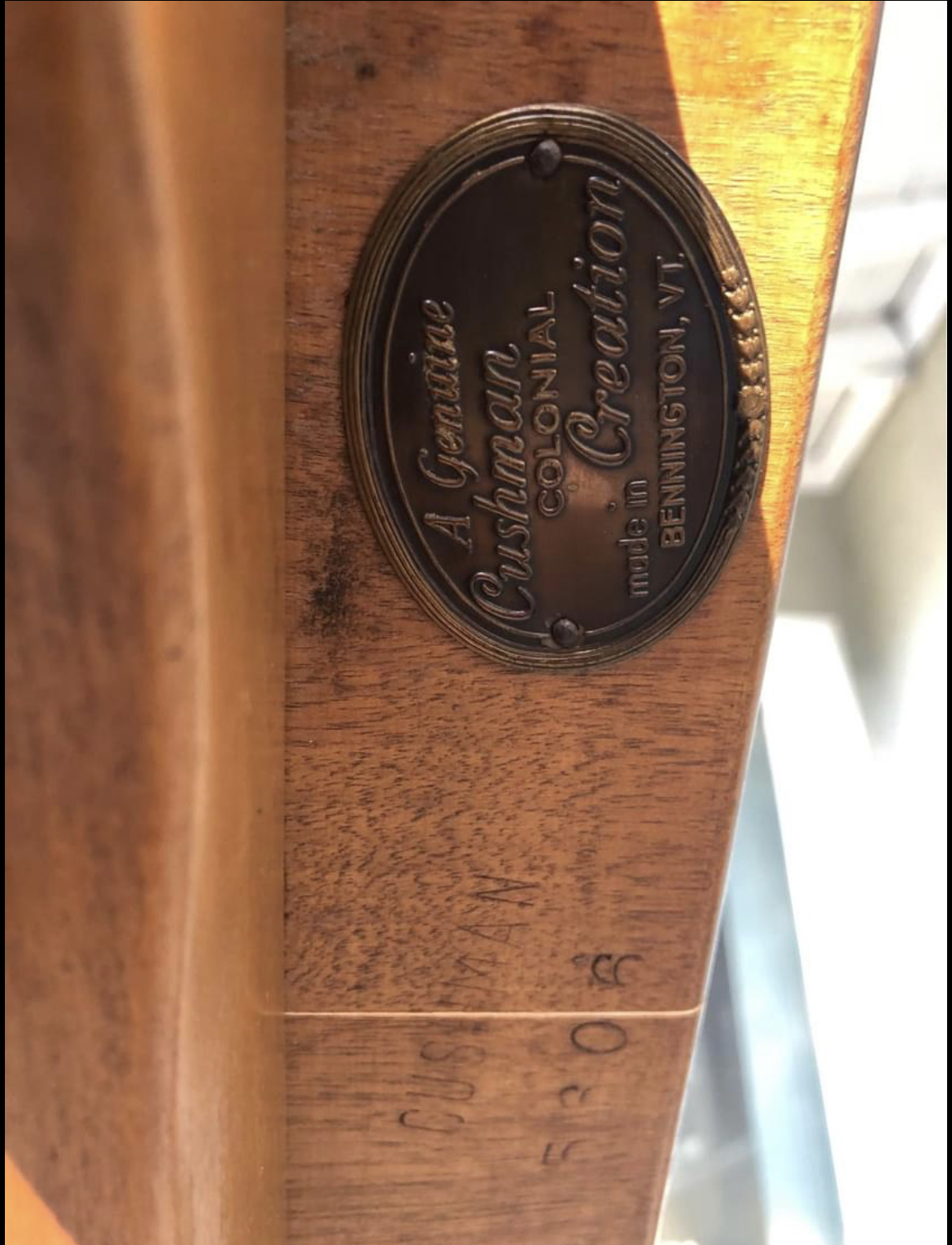 Cushman plaque