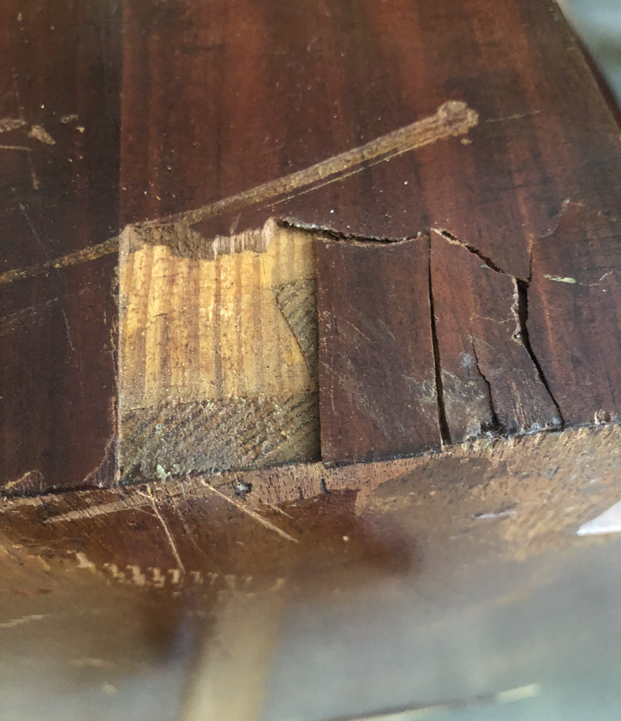 Cylinder Desk Veneer