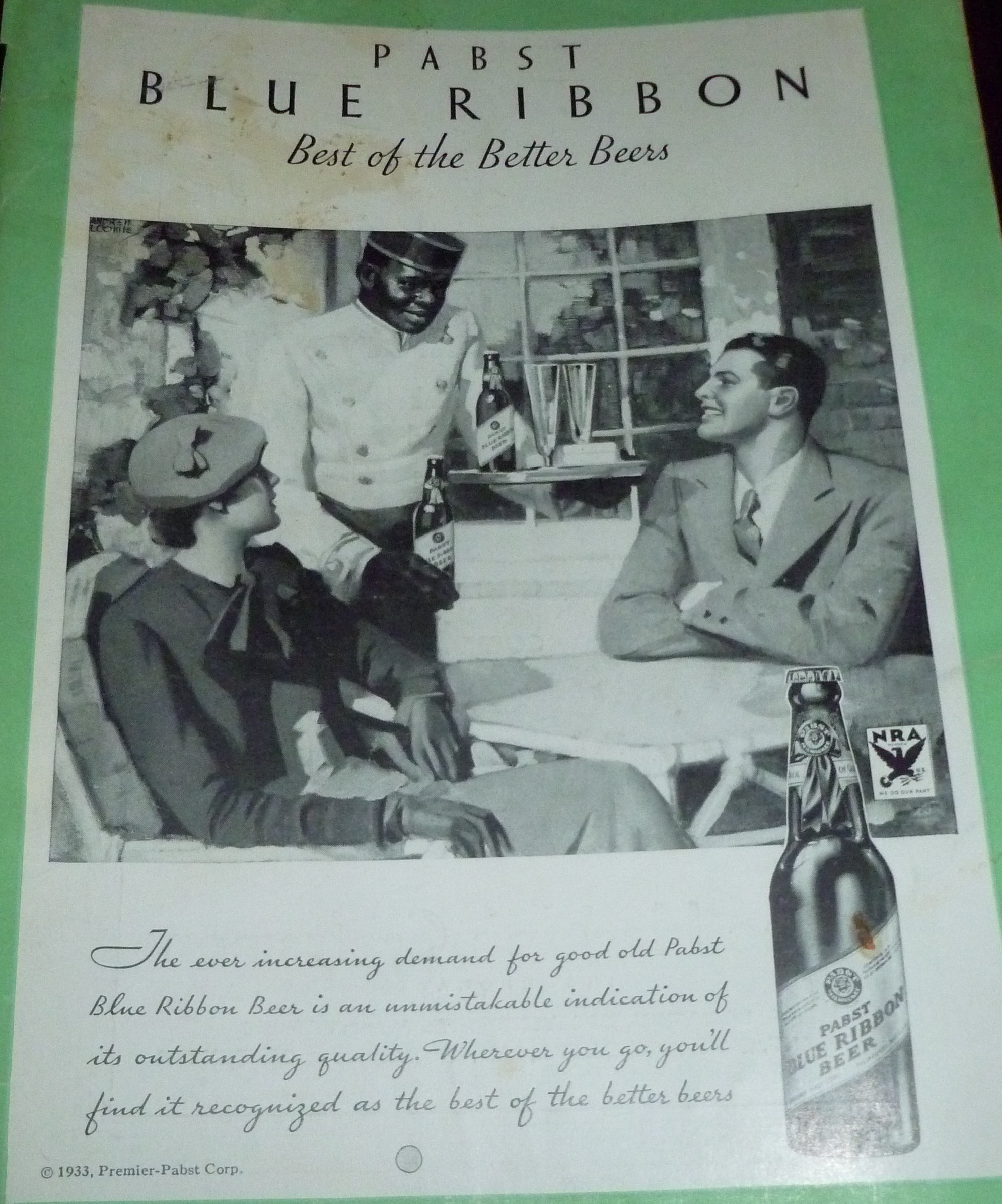 Depression era ads