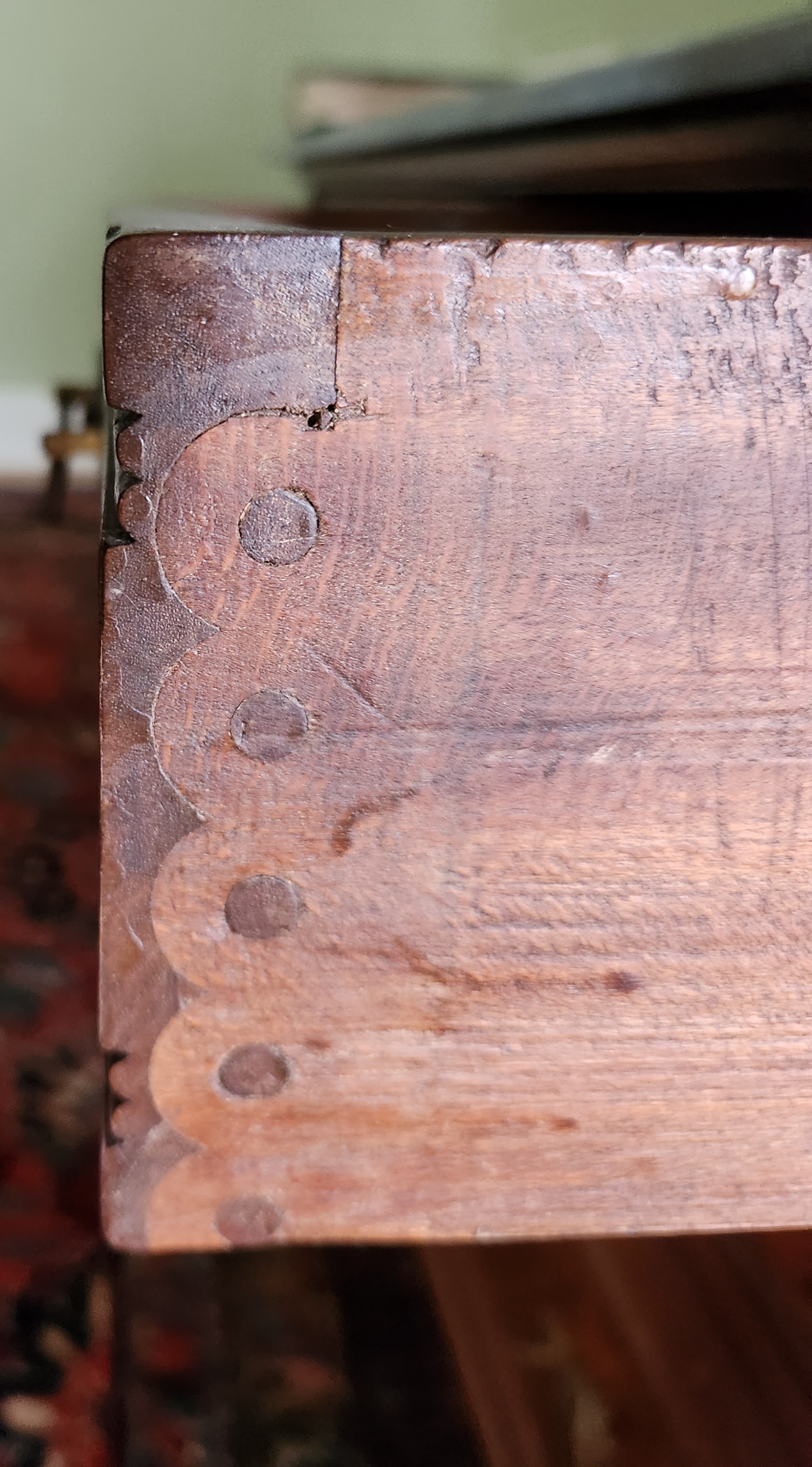 Eastlake? Dresser dovetailing Antiques Board