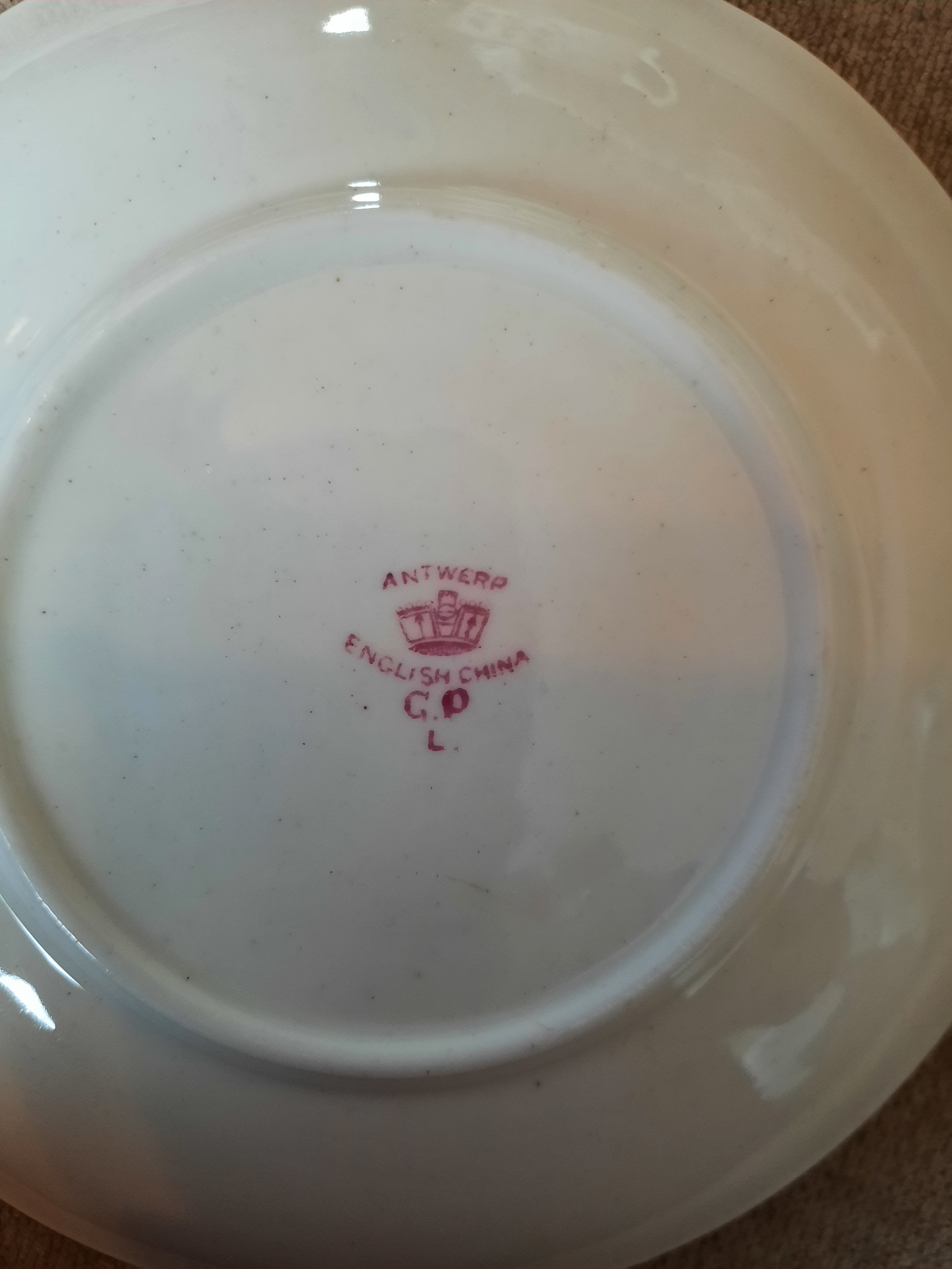 English China cup and saucer 2