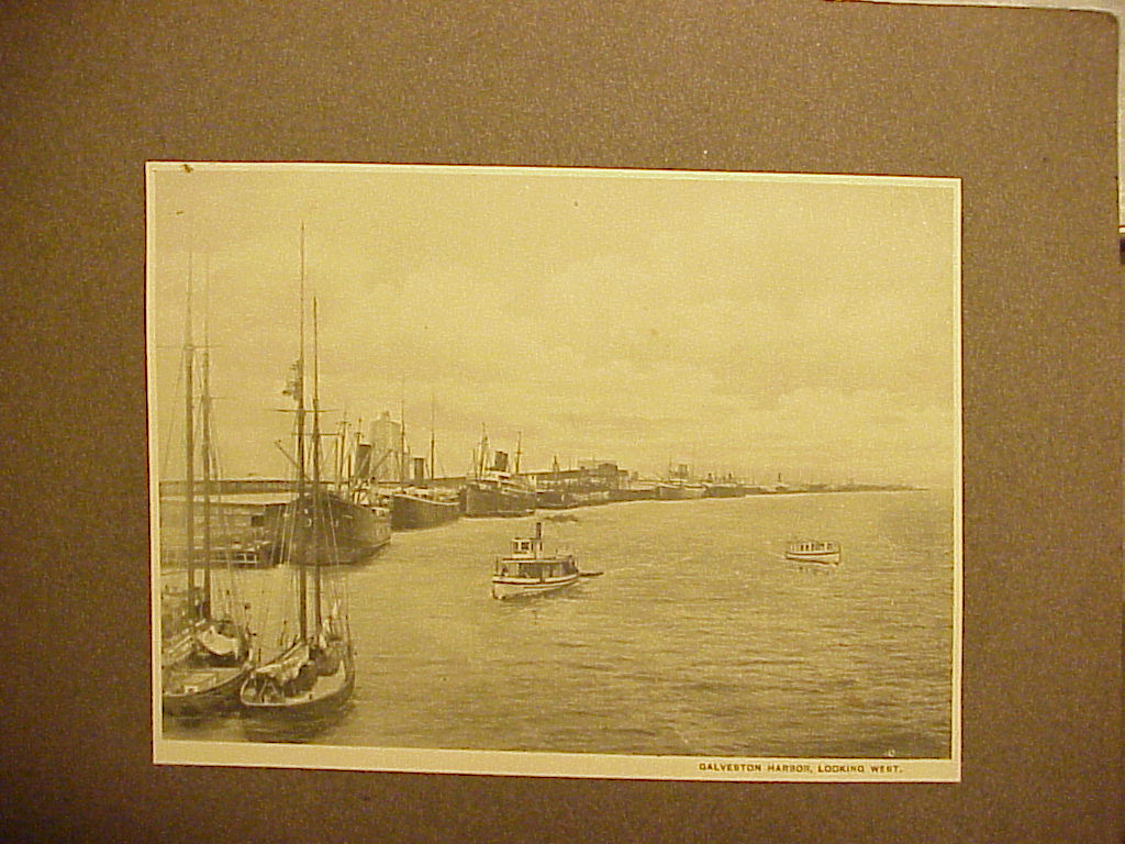 FH Galveston - Galveston harbor looking west